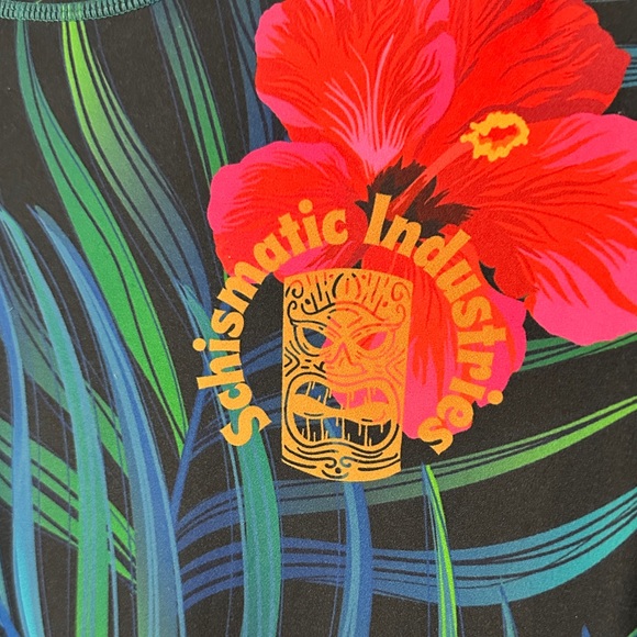 Floral Tropical Rash Guard - Picture 2 of 4